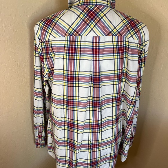 Talbots Plaid Button Down Shirt - Picture 5 of 7